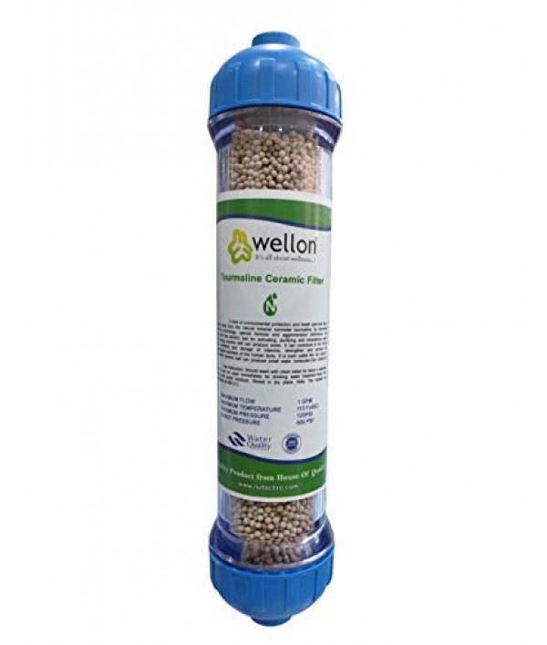 Wellon 10 Inch Tourmaline Ceramic Filter Suitable for All Types of RO Water Purifier