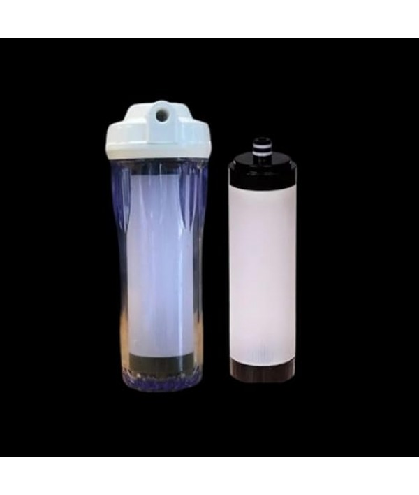 Wellon 10 inch washable Ultrafiltration (UF) Filter with 10 inch Transparent Housing.