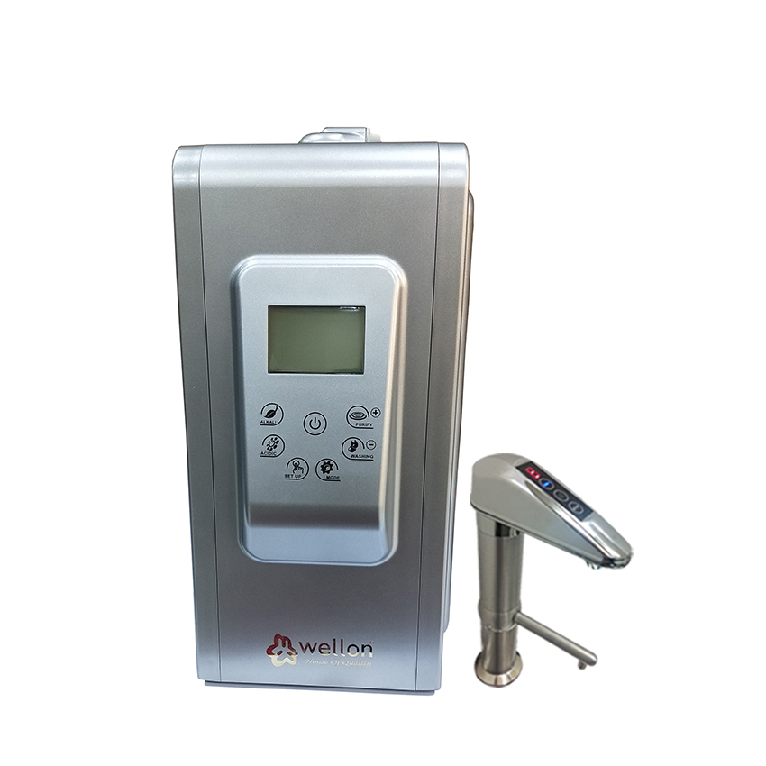 Wellon 7 Plates Undersink Alkaline Ionizer System (Grey)