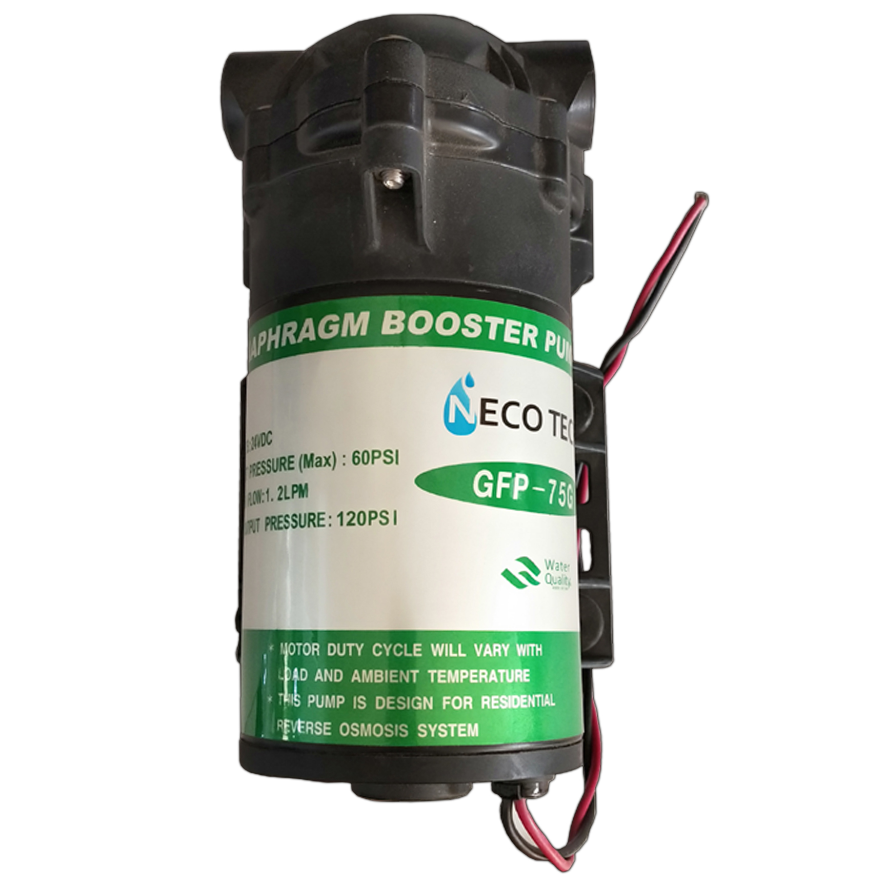 NECO TECH 75 GPD RO Booster Pump Suitable for All Types of Water Purifier