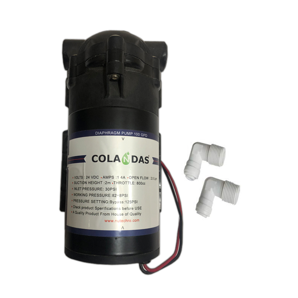 COLANDAS 100 GPD RO Booster Pump for Water Purifier Systems