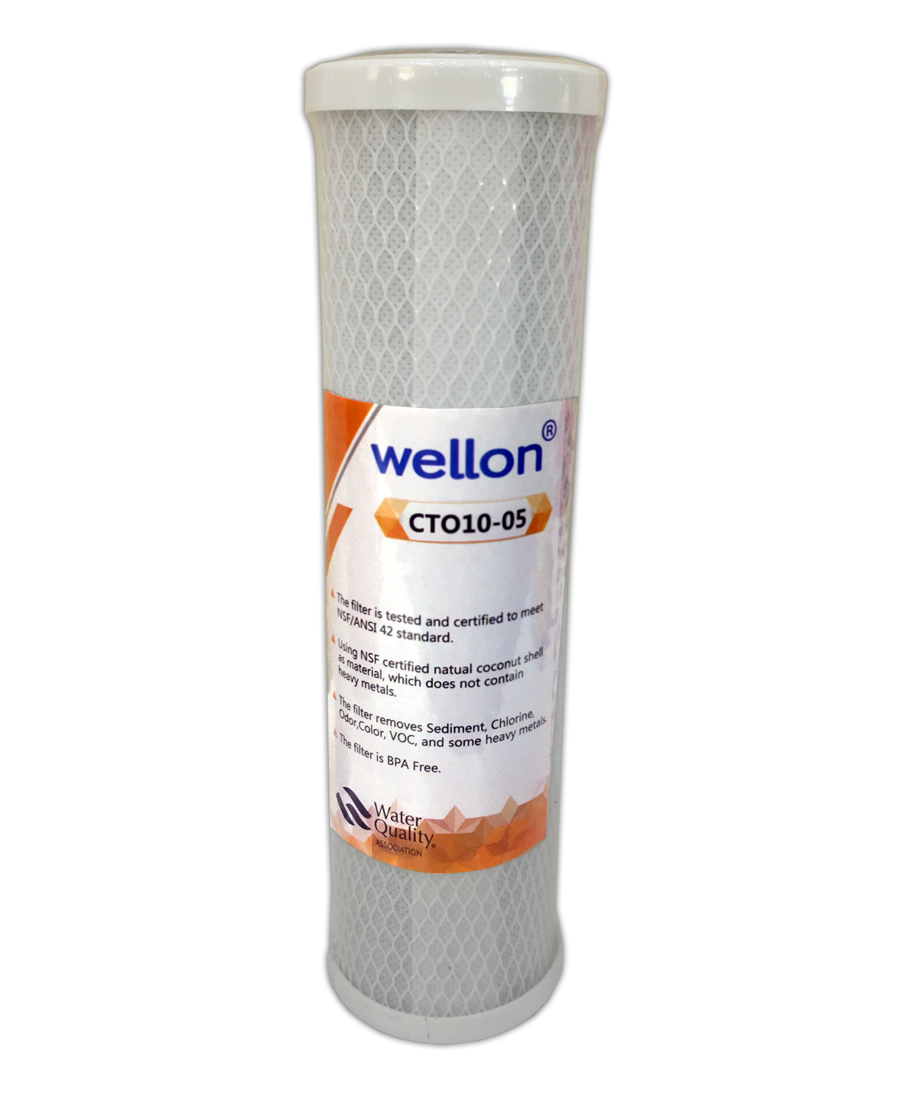 Wellon CTO 10 Inch For Openflow RO Water Purifier
