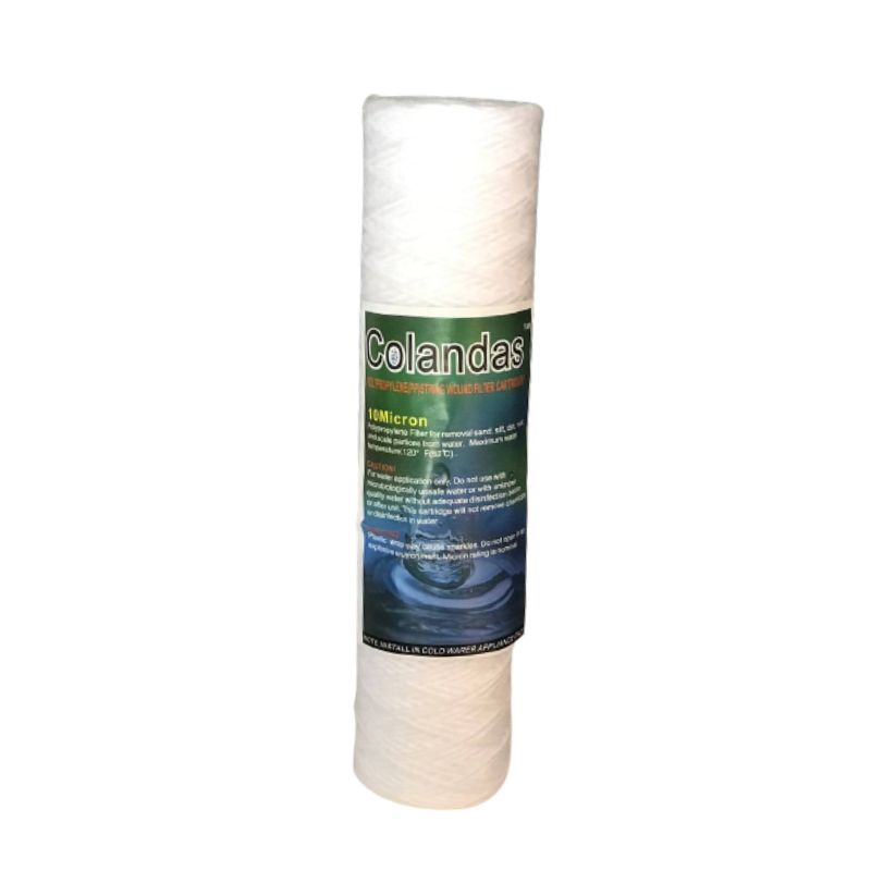 Colandas 10 Micron 10″ PP Wound Filter for All Type R.O. Purifiers