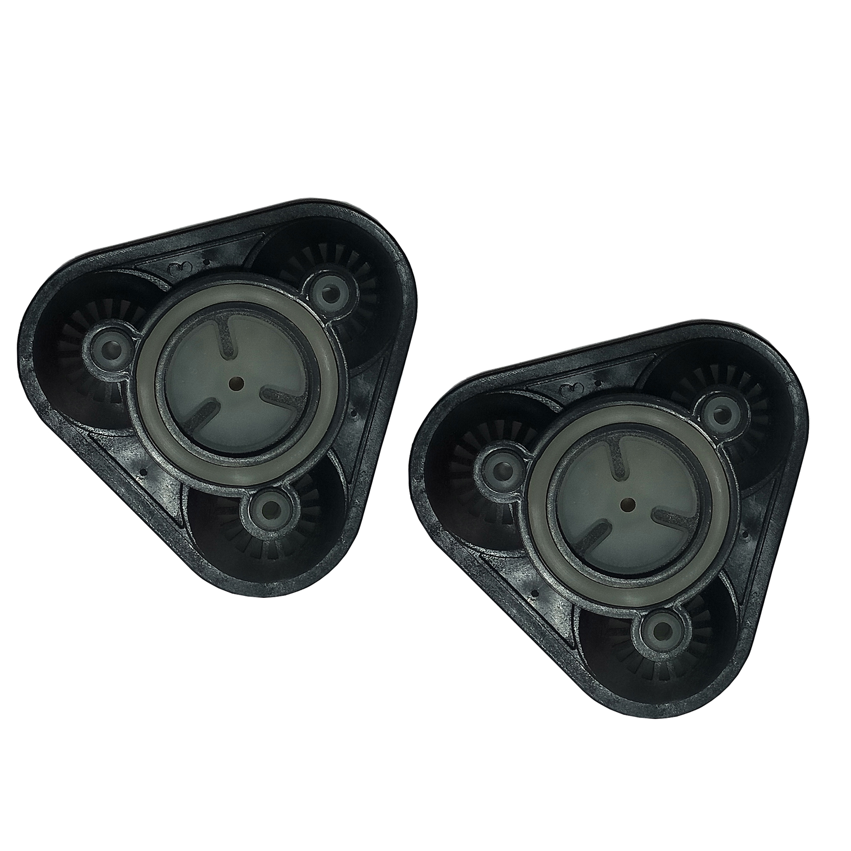 Wellon Plastic Pump Diaphragm Seal Black (Pack of 2)
