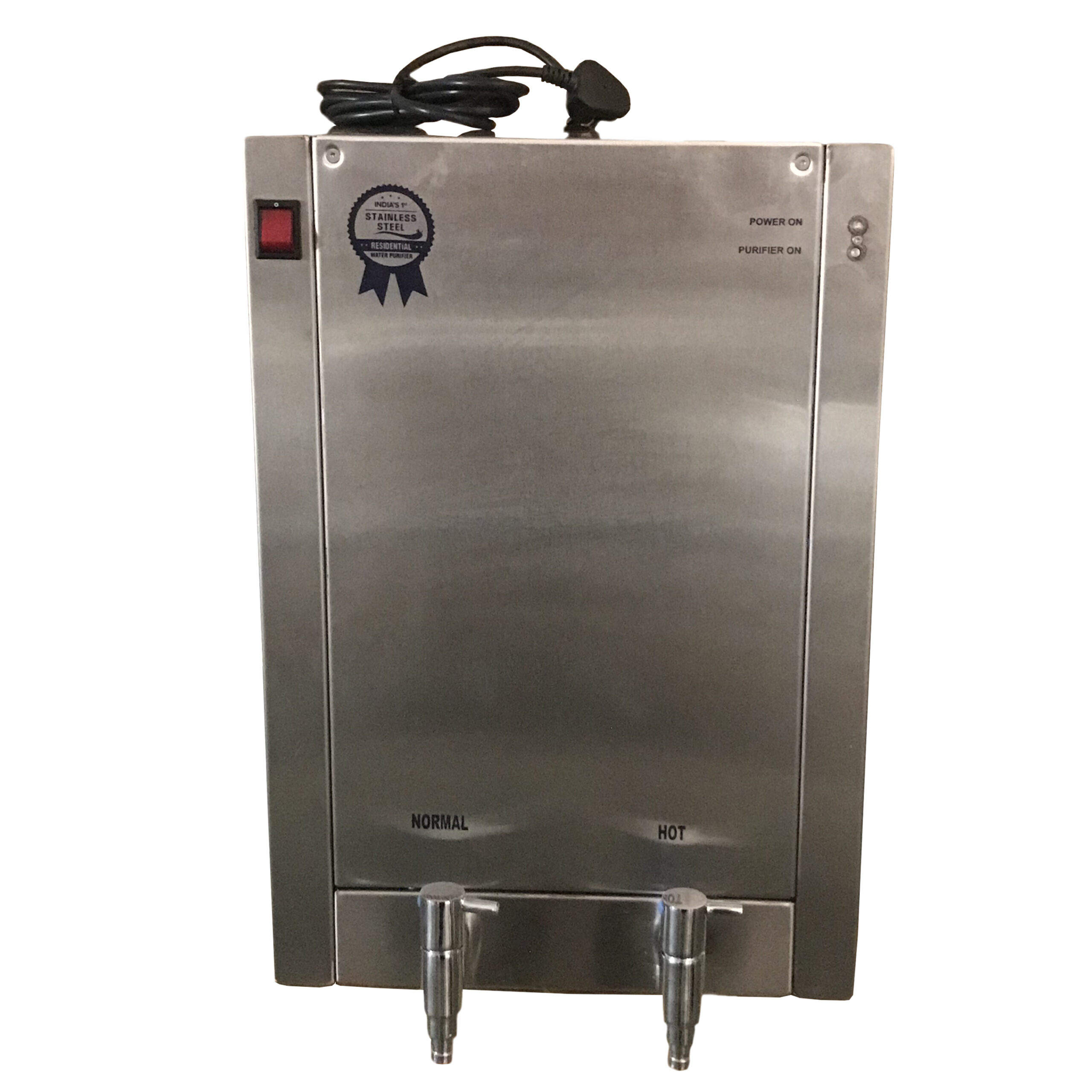 Wellon 30 LPH Stainless Steel RO+Alkaline With HOT Water Dispenser