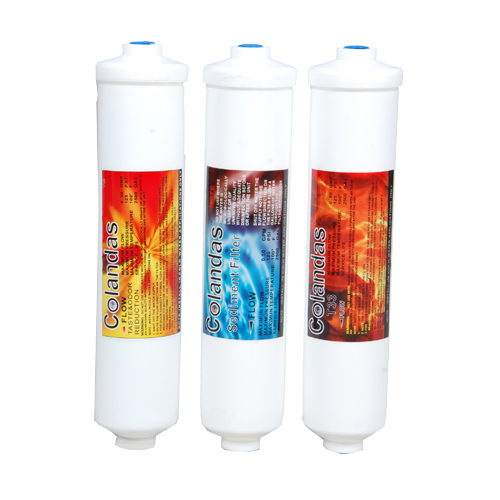Colandas Sediment +Pre-Carbon + Post-Carbon Inline Filter set