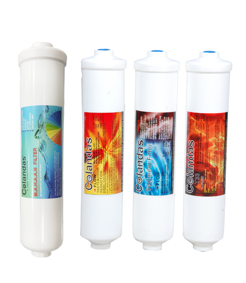 COLANDAS 3 Pieces Inline Filter Set With MAHAAN Filter